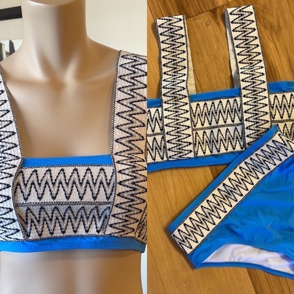 Exclusive Of Trims 2pc Unique And Trendy Bikini Swimsuit. Size S. D/5/A1444 - Picture 3 of 8
